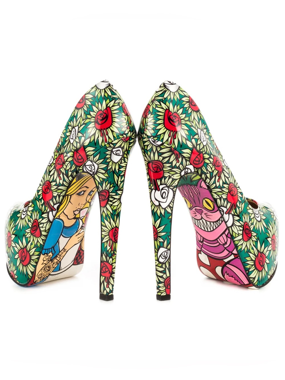 Taylor Says Wonderland Pumps featuring the Cheshire Cat
